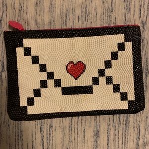 Retro Ipsy cosmetics bag